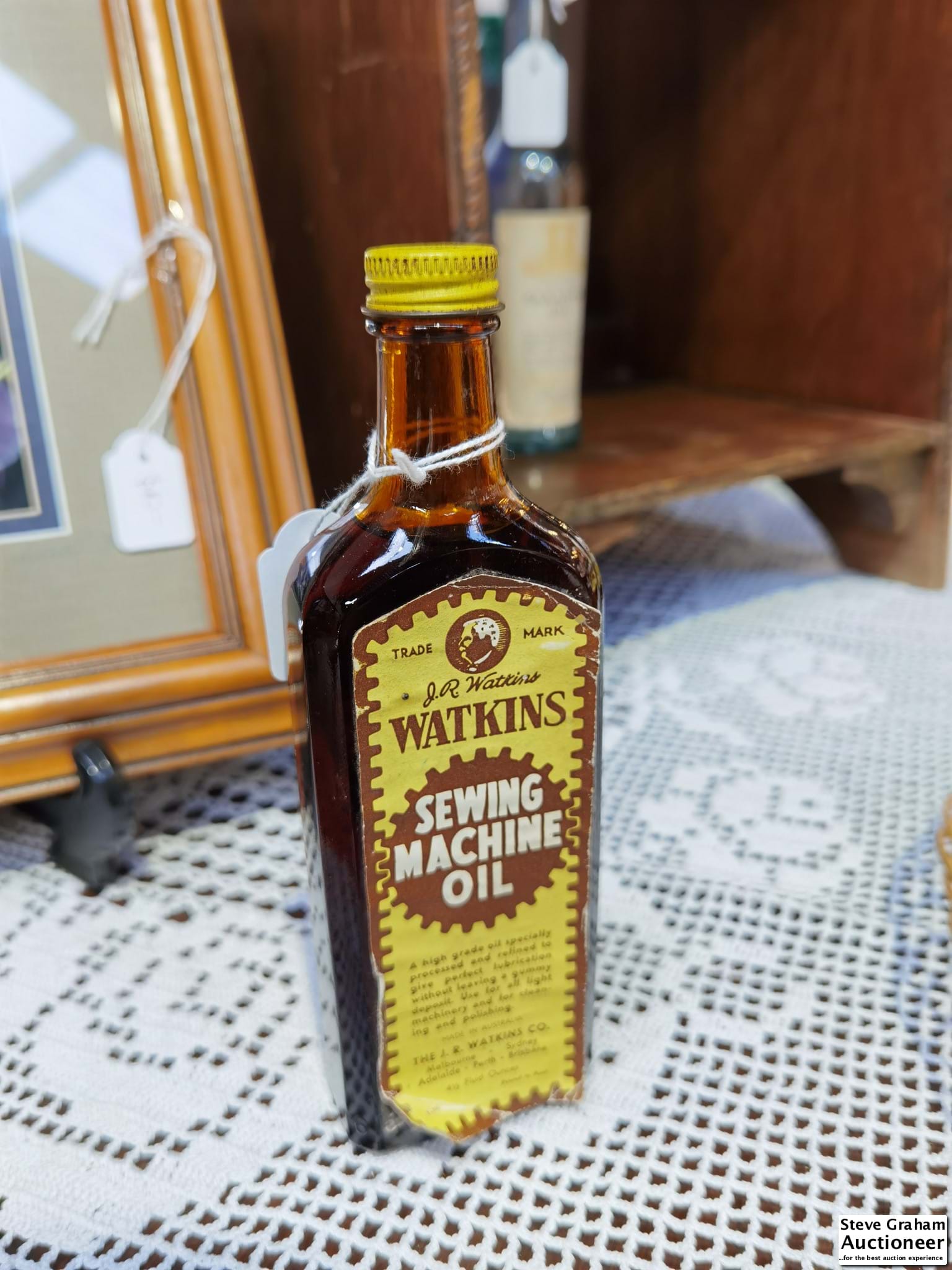 Watkins Sewing Machine Oil Bottle