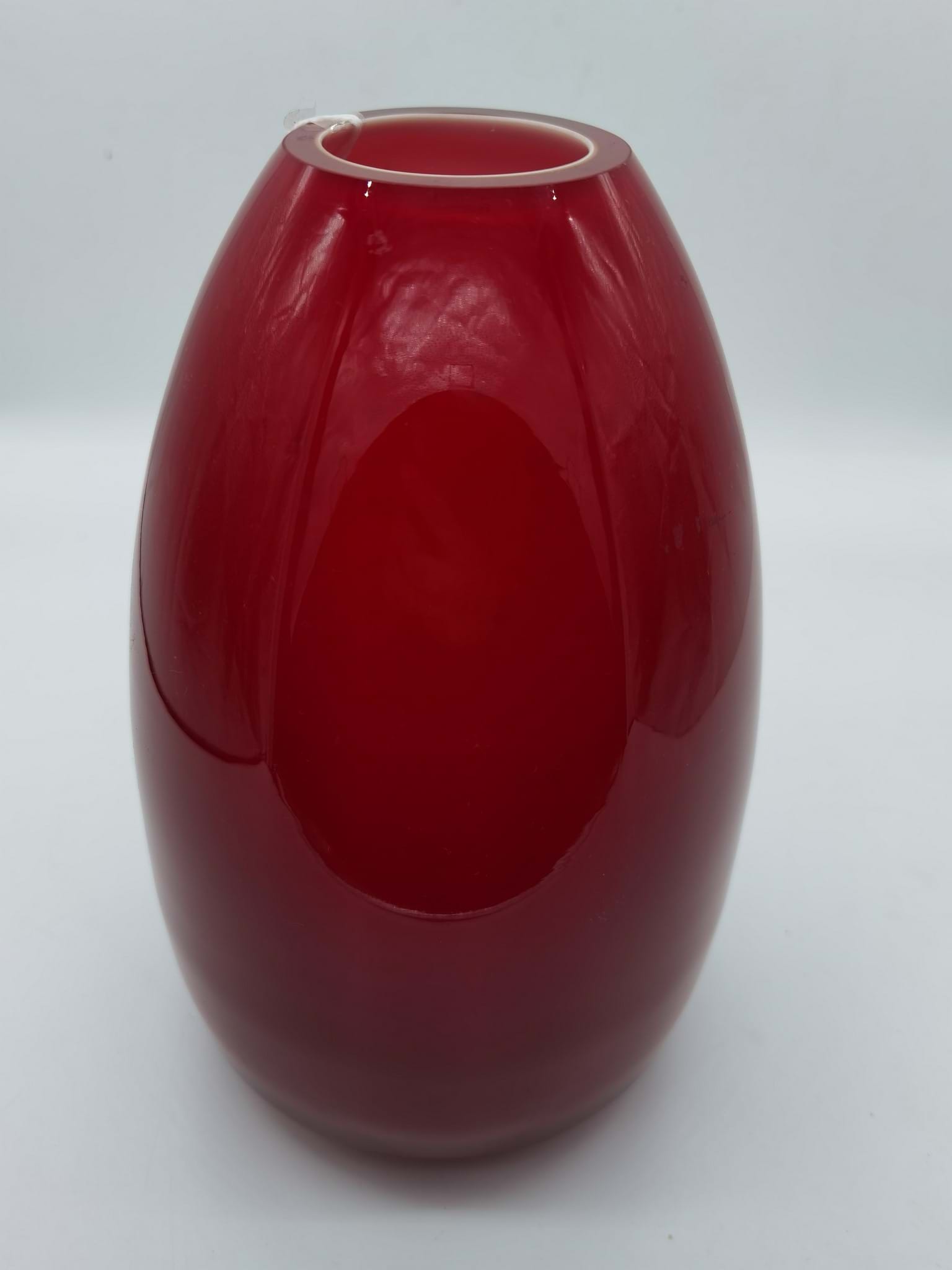 Large Red Vase