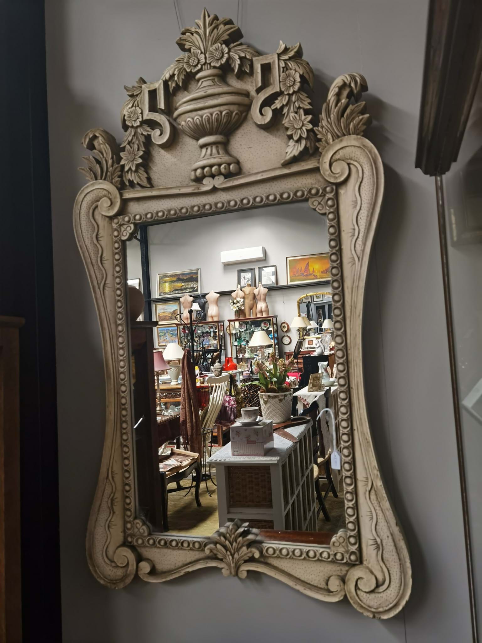 Large Hanging French Provincial Mirror